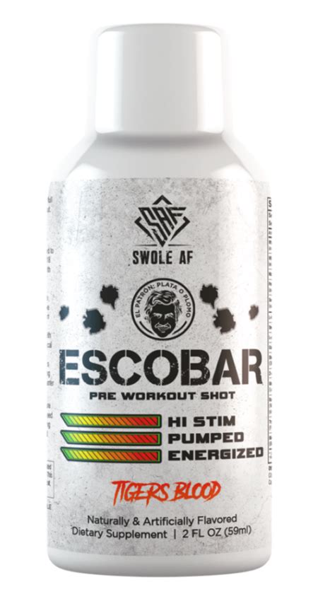 escobar pre workout swole af.